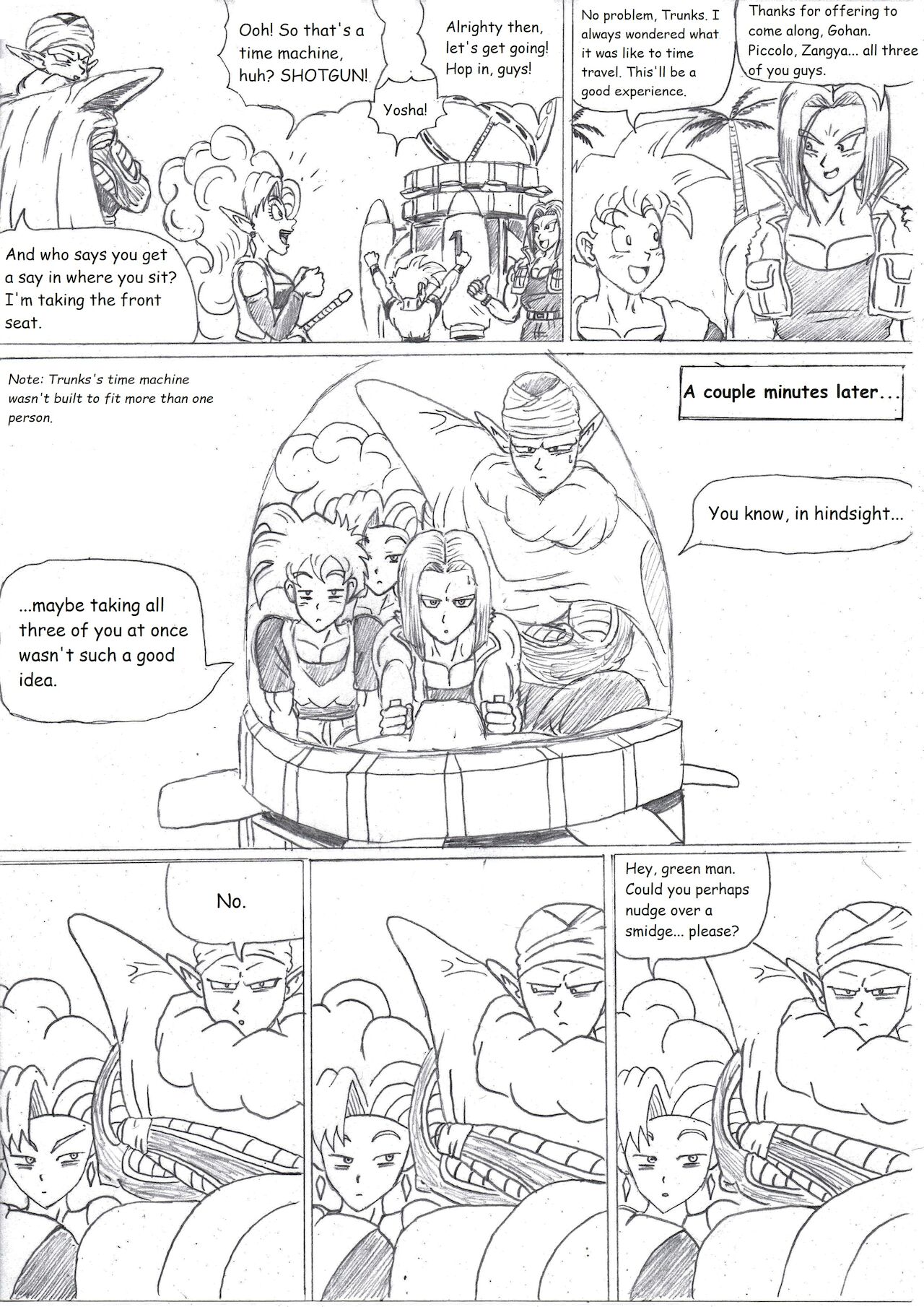 Past Crush: Teen Gohan X Princess Chi-Chi page 3 full