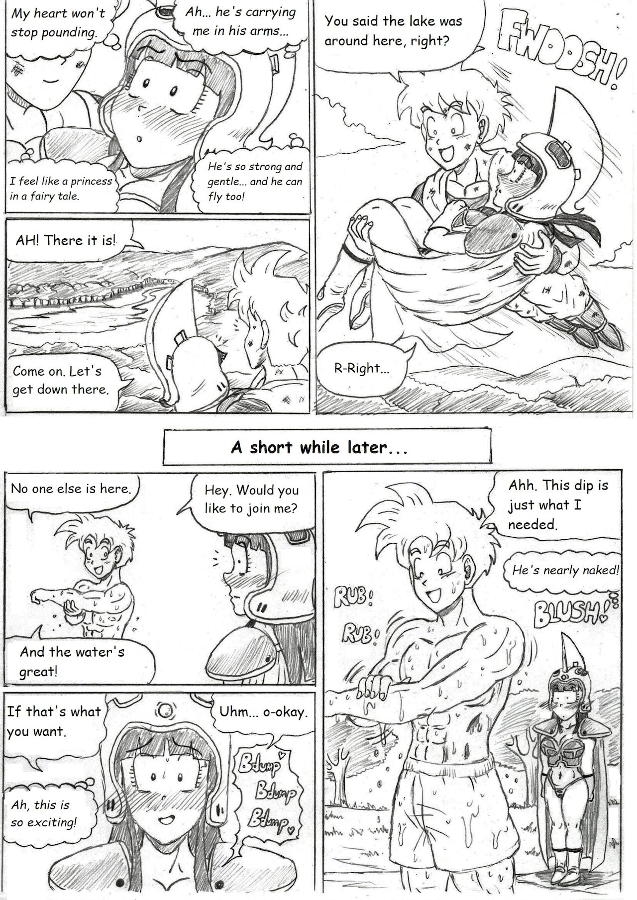 Past Crush: Teen Gohan X Princess Chi-Chi page 6 full