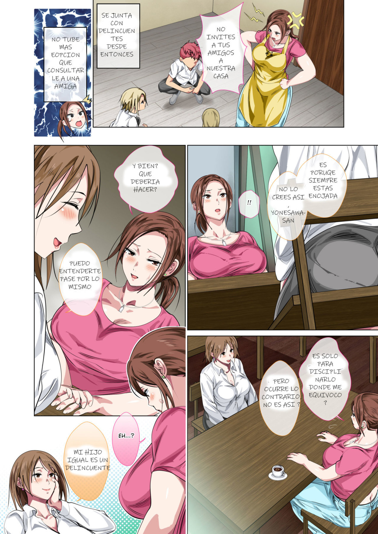 Okorinbo Mama no Amayakashi Sex de Furyou Musuko ga Kousei Shita Hanashi page 6 full