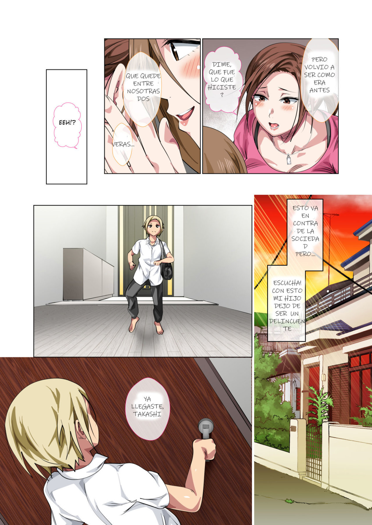 Okorinbo Mama no Amayakashi Sex de Furyou Musuko ga Kousei Shita Hanashi page 7 full