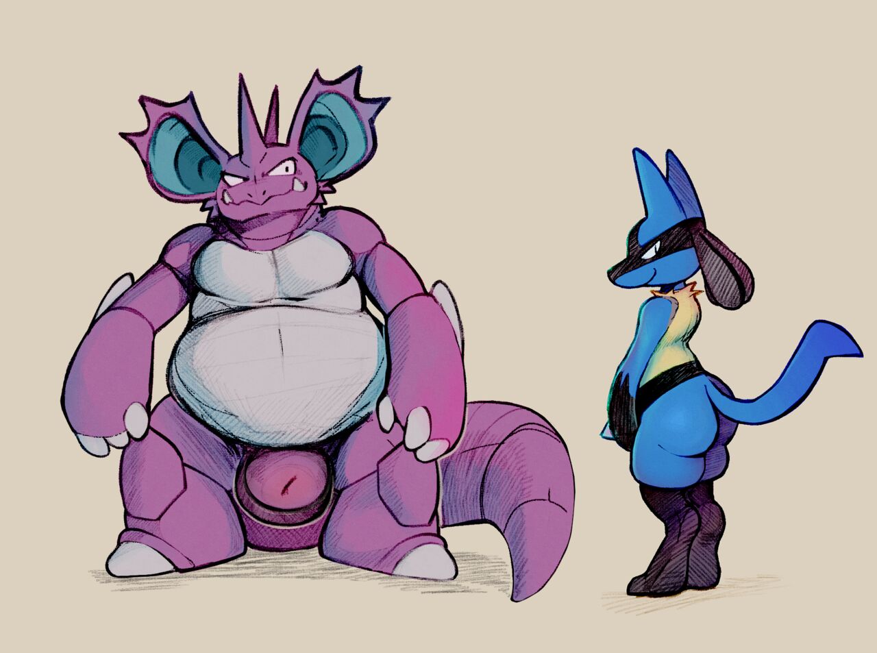 Lucario and Nidoking page 1 full