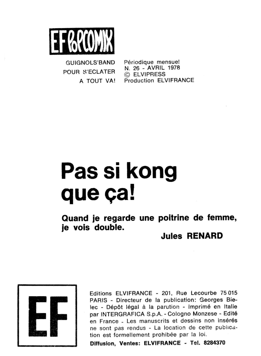 Elvifrance - EF Pop Comix - 026 - Pas si Kong que ça page 3 full
