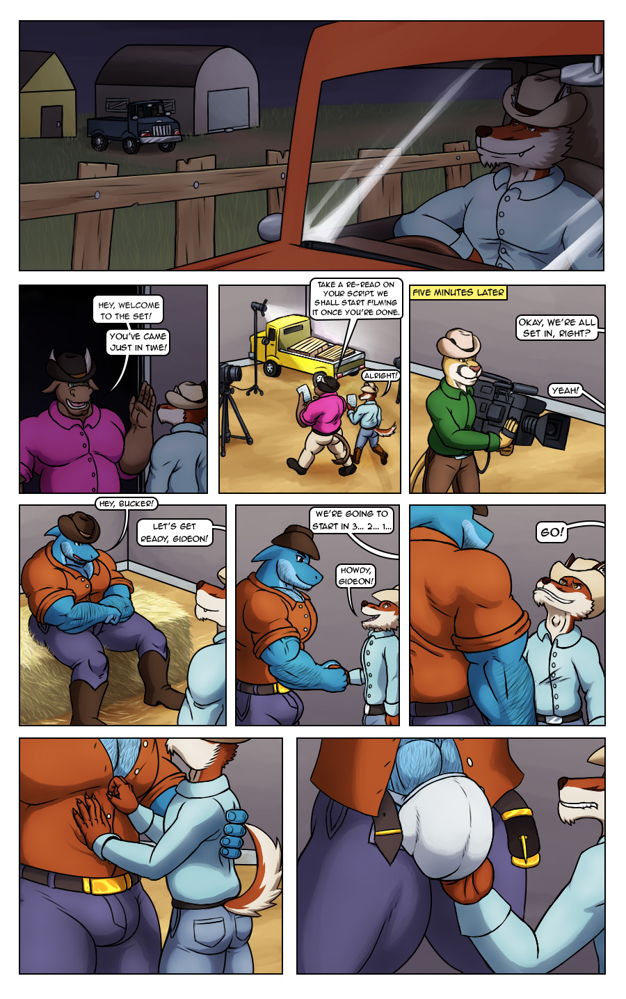 ［AugenSinum］Gideon and Bucker’s Gay Cowboy Porn Shoot page 1 full