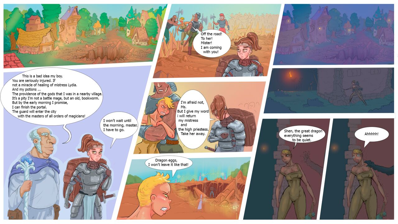 Katia and Dungeon quest! page 10 full