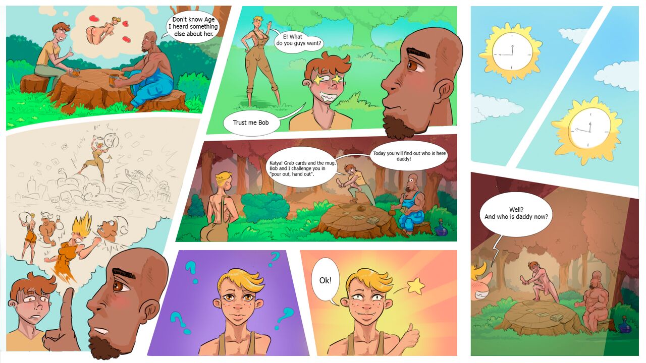 Katia and Dungeon quest! page 2 full
