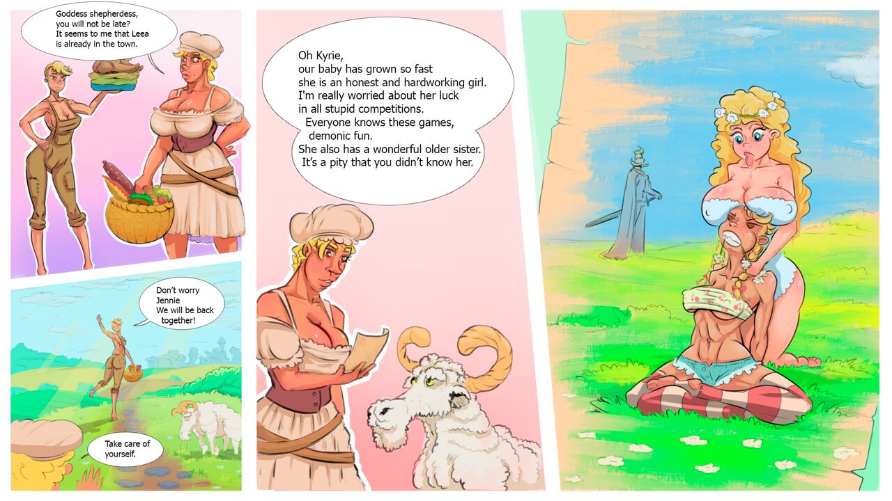 Katia and Dungeon quest! page 3 full
