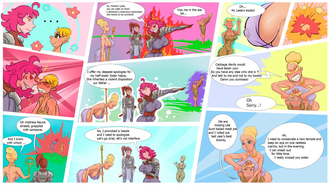 Katia and Dungeon quest! page 5 full