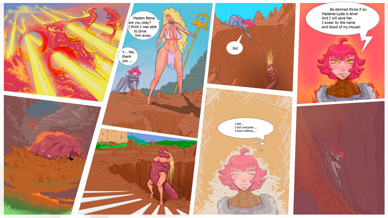 Katia and Dungeon quest! page 9 full