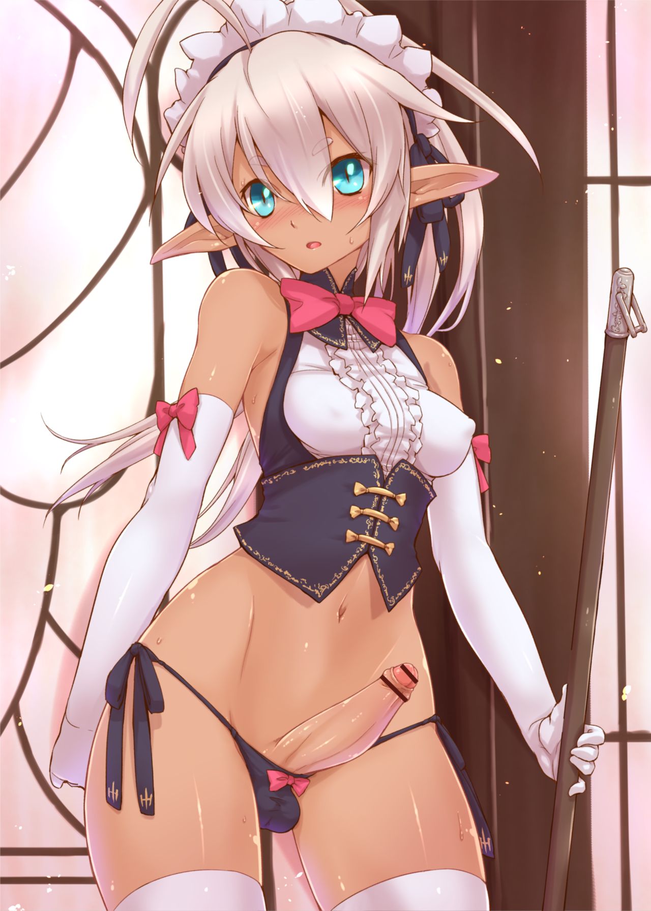 Kasshoku to Shiro Elf Maid page 2 full