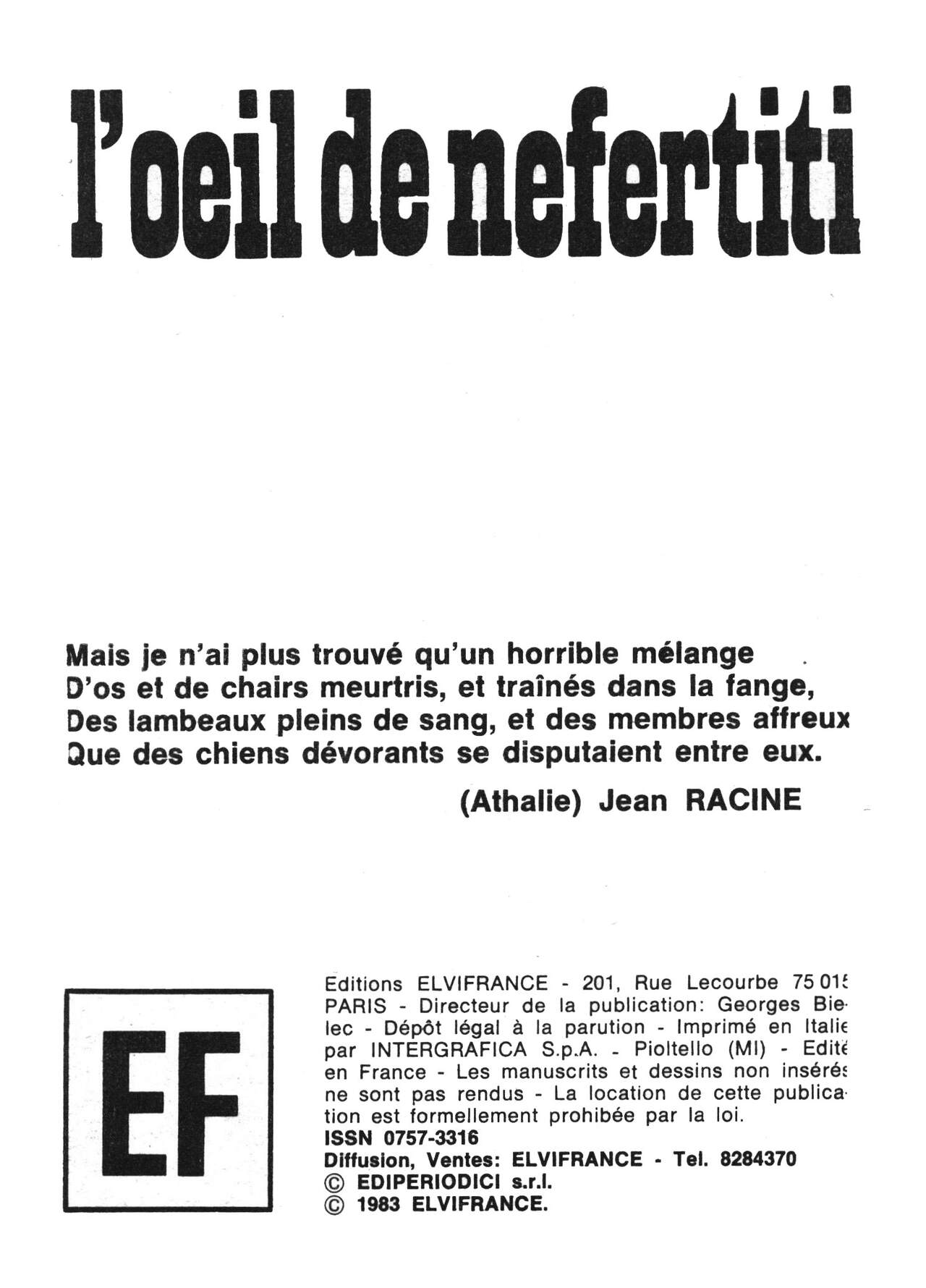 Série Rouge 100 - L'oeil de Nefertiti page 3 full