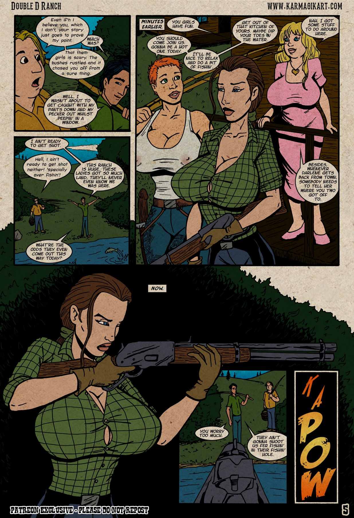Double D Ranch 1 – Gone Fishin’ – Karmagik - colorized - english page 6 full