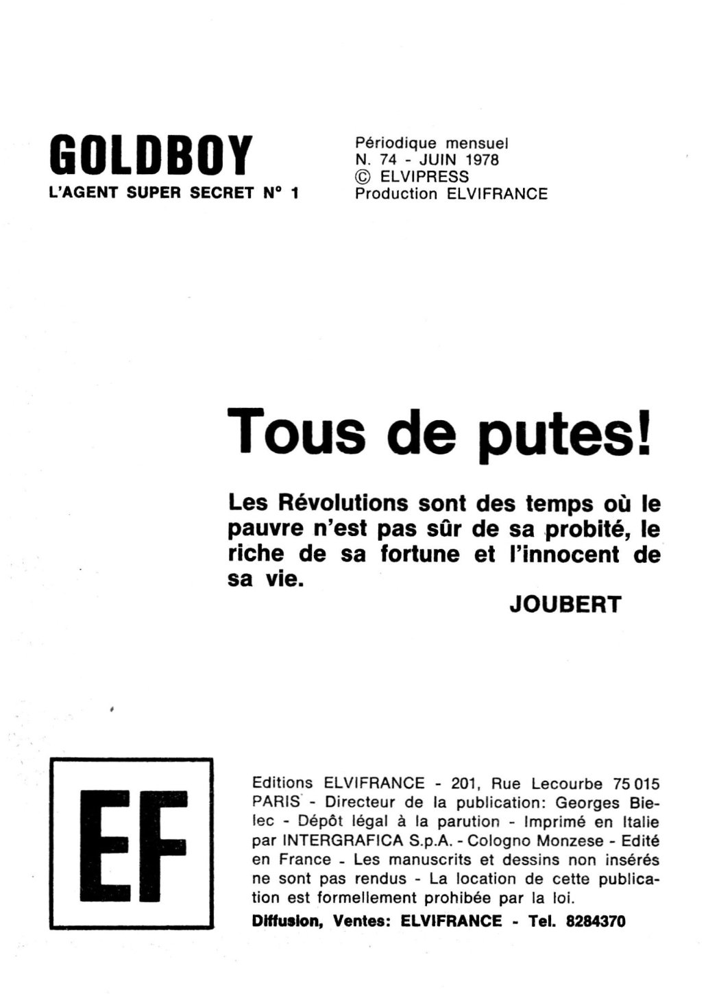 Goldboy N°74 - Tous de putes ! page 3 full