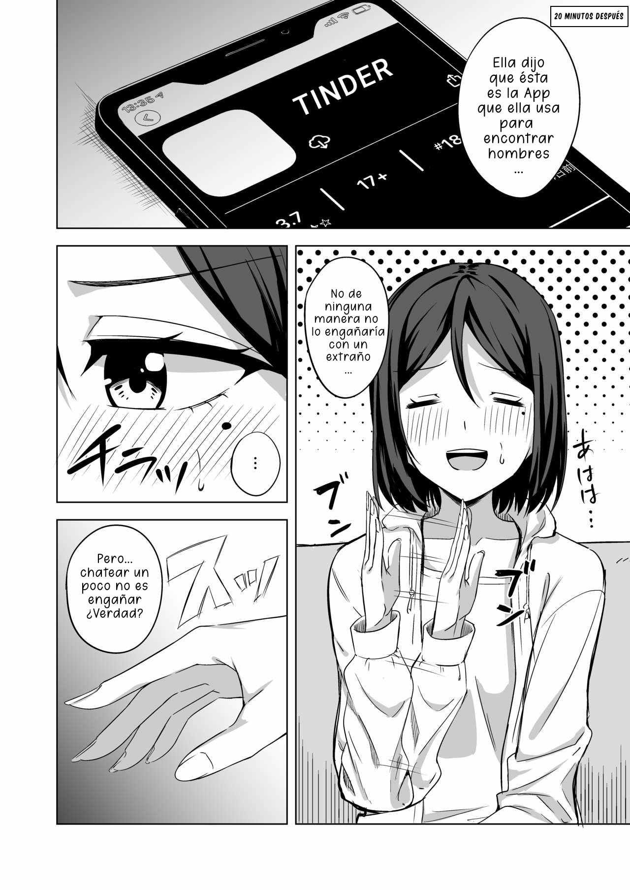 Inran Hitozuma no Uwaki Nikki ''Deaikei Appli'' | Esposa insatisfecha 02 page 4 full