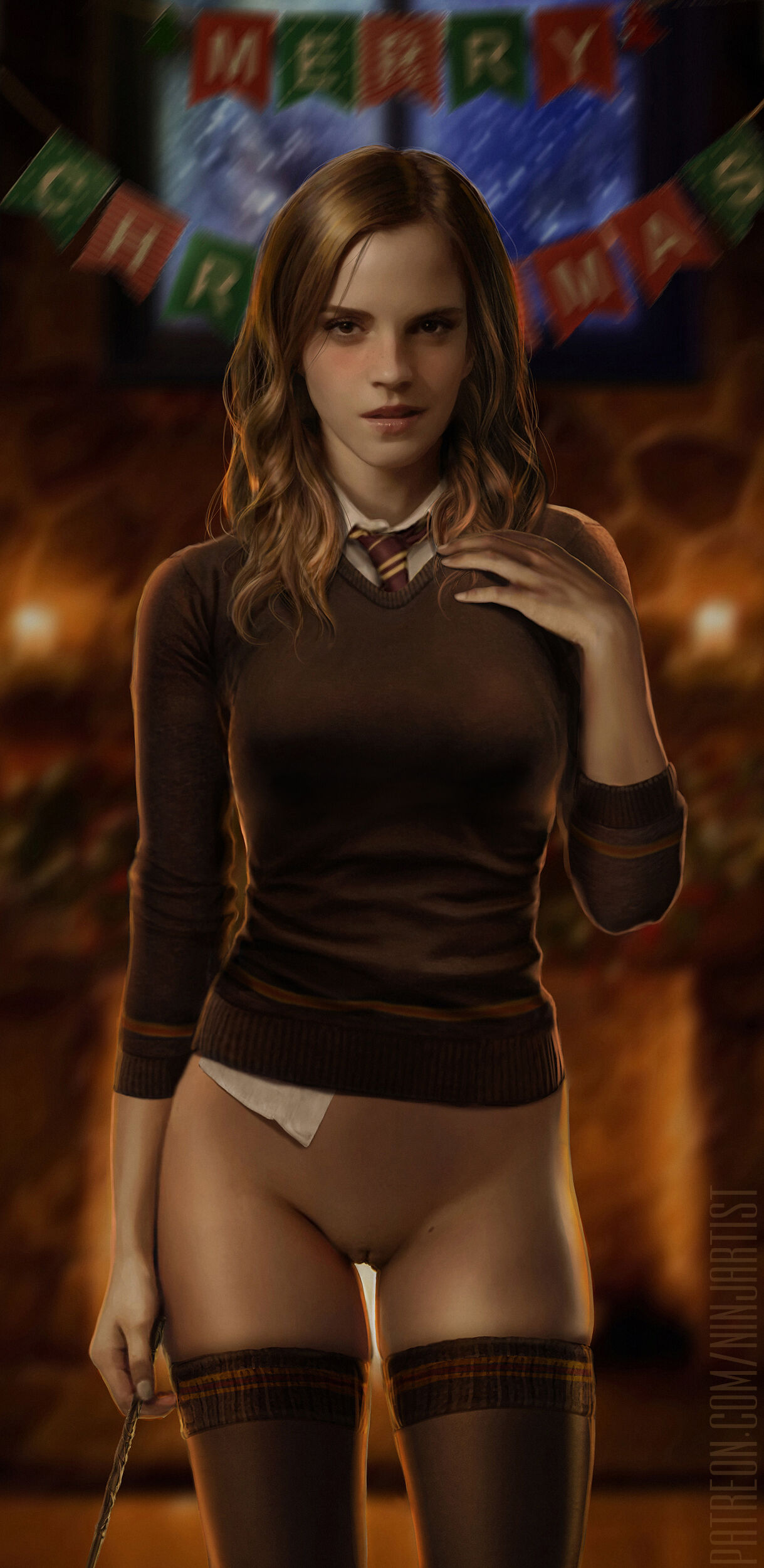 Christmas Hermione page 4 full
