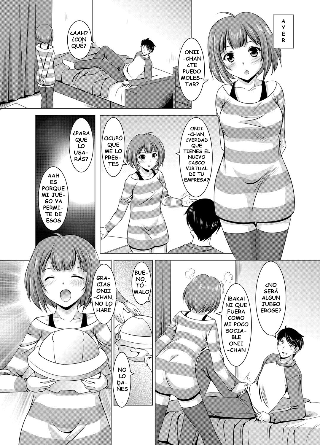 Kyoudai Soukan ~Kasou Taikennanoni Riaru Sounyuu sa re Chau Nante~ page 4 full