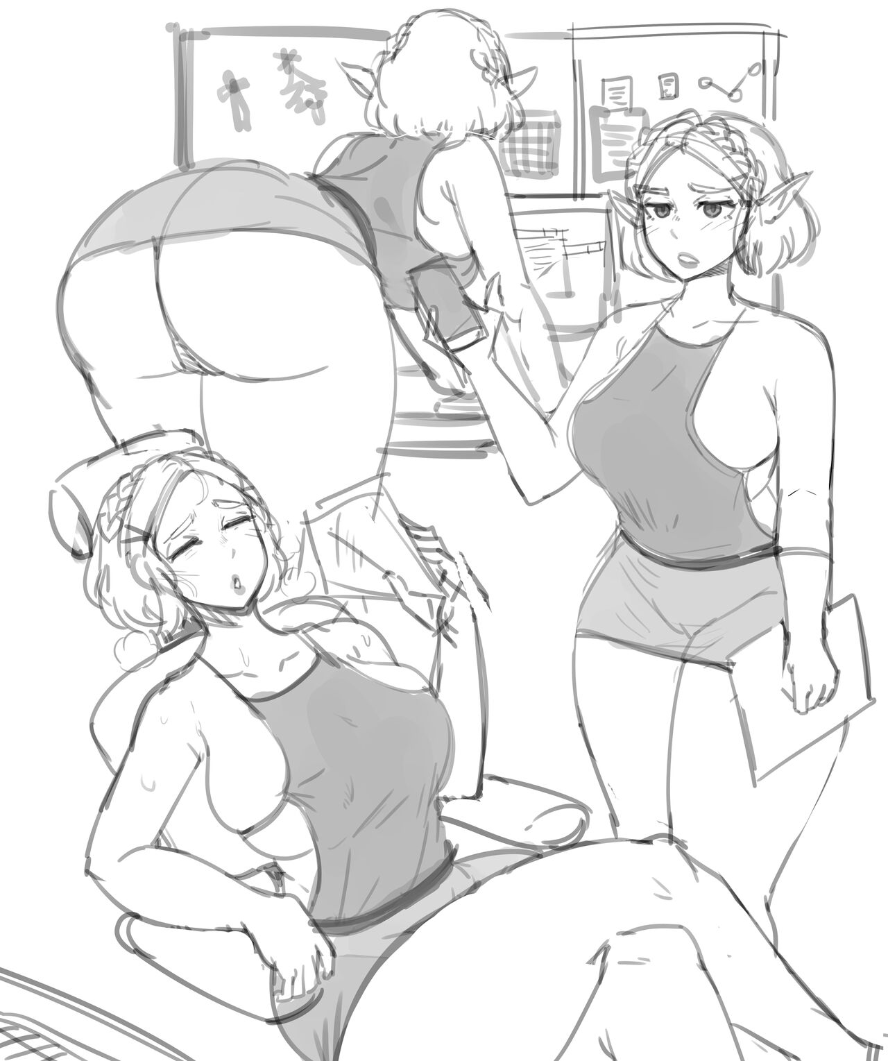 Office Lady Zelda page 7 full
