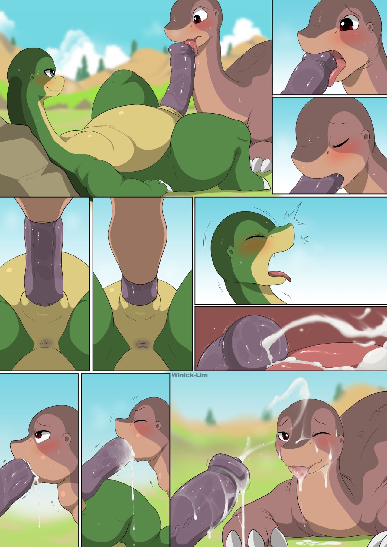 Winick-lim - Land Before Time Comics page 1 full