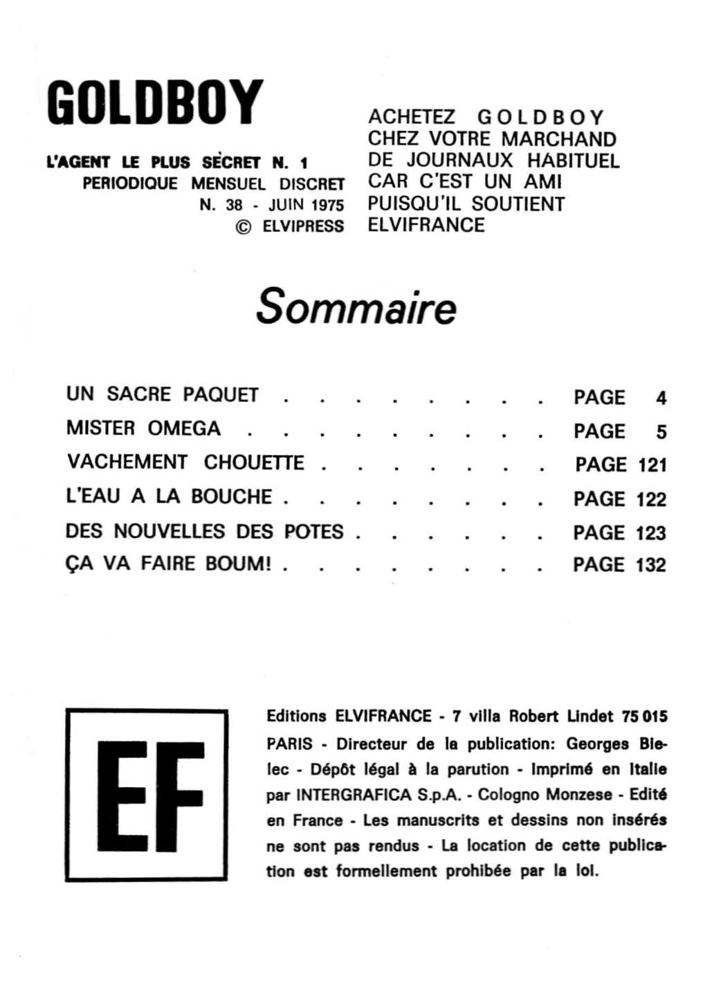 Goldboy N°38 - La Gauloise met le paquet ! page 3 full