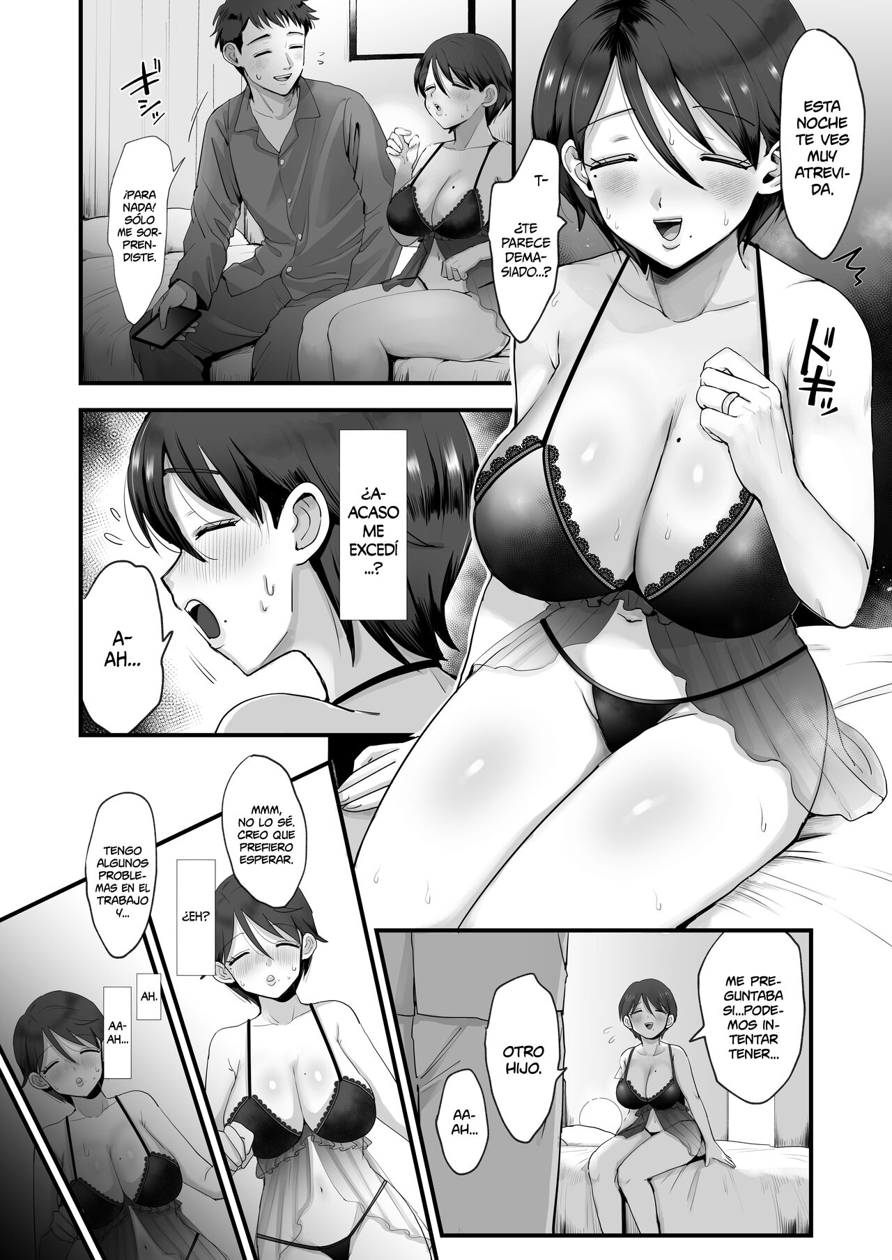 Hosome Ottori Kyonyuu Mama. | Una mamá gentil de ojos cerrados y pechos  grandes - Page 10 - IMHentai