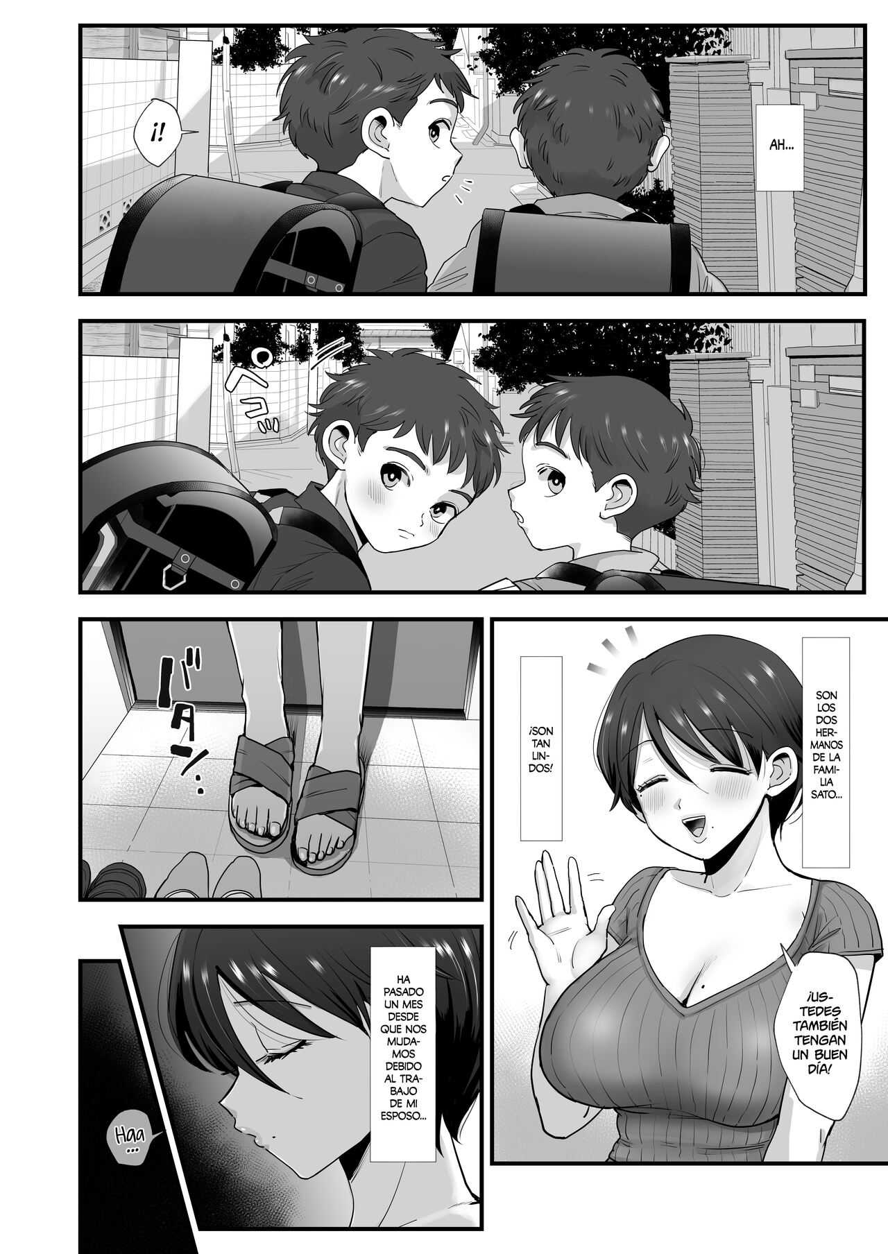 Hosome Ottori Kyonyuu Mama. | Una mamá gentil de ojos cerrados y pechos  grandes - Page 4 - IMHentai