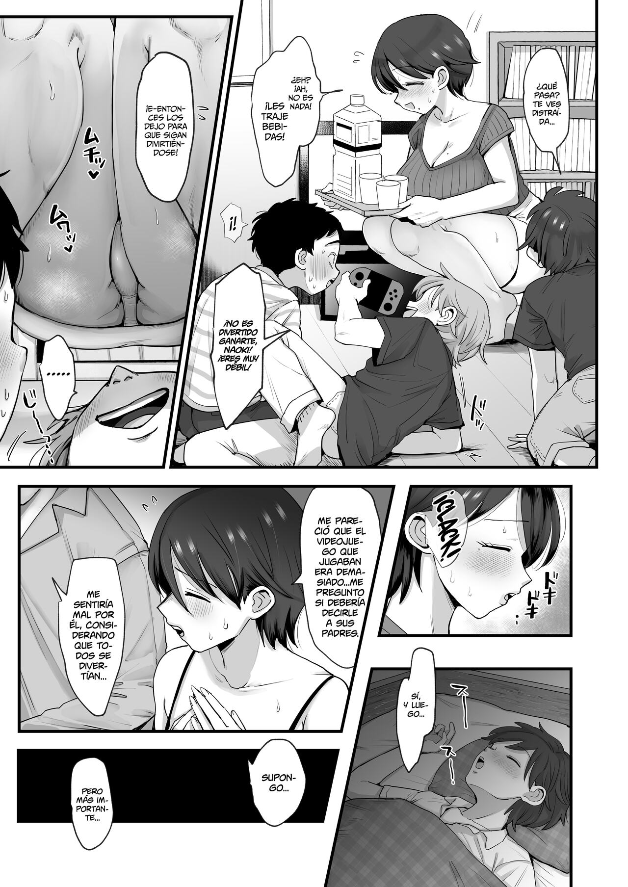 Hosome Ottori Kyonyuu Mama. | Una mamá gentil de ojos cerrados y pechos  grandes - Page 9 - IMHentai