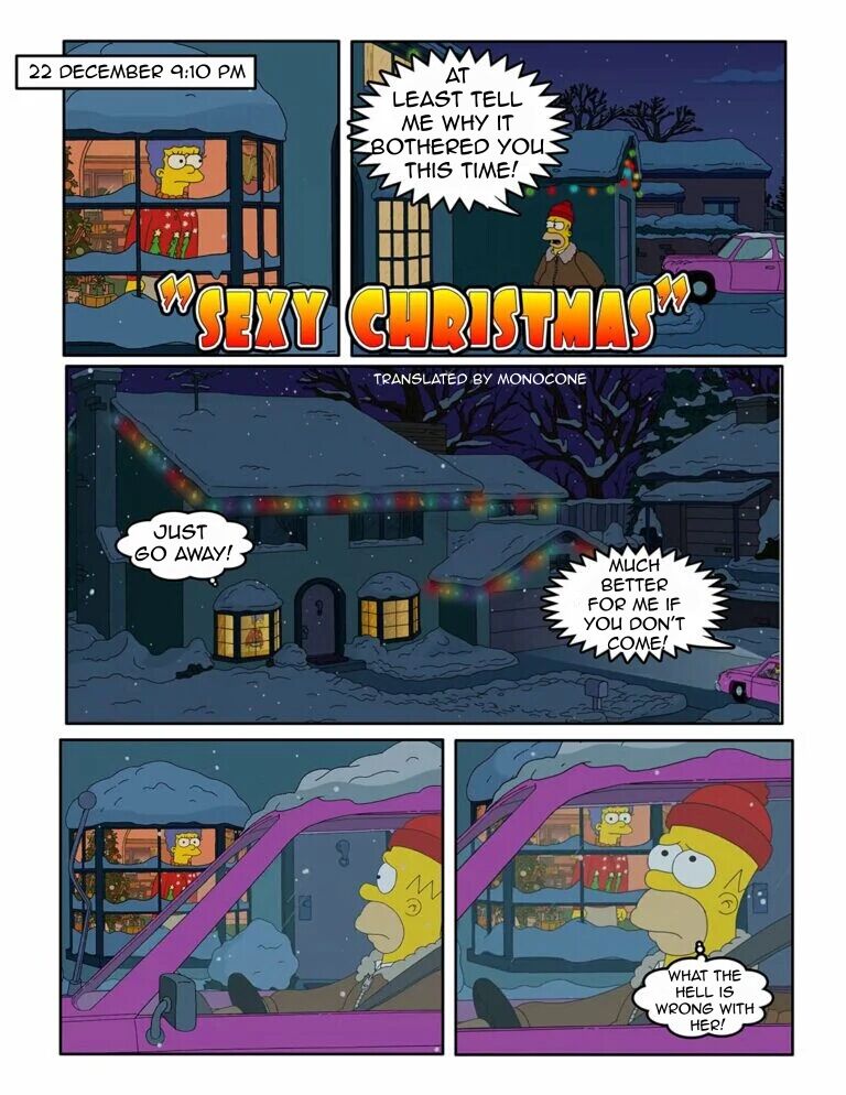 Sexy Christmas 1 Simpsons Comics  - 5.1 - english page 1 full
