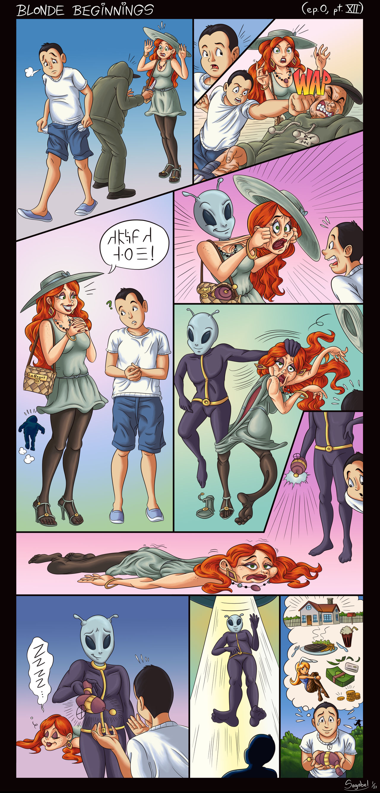 Blonde Beauty page 1 full