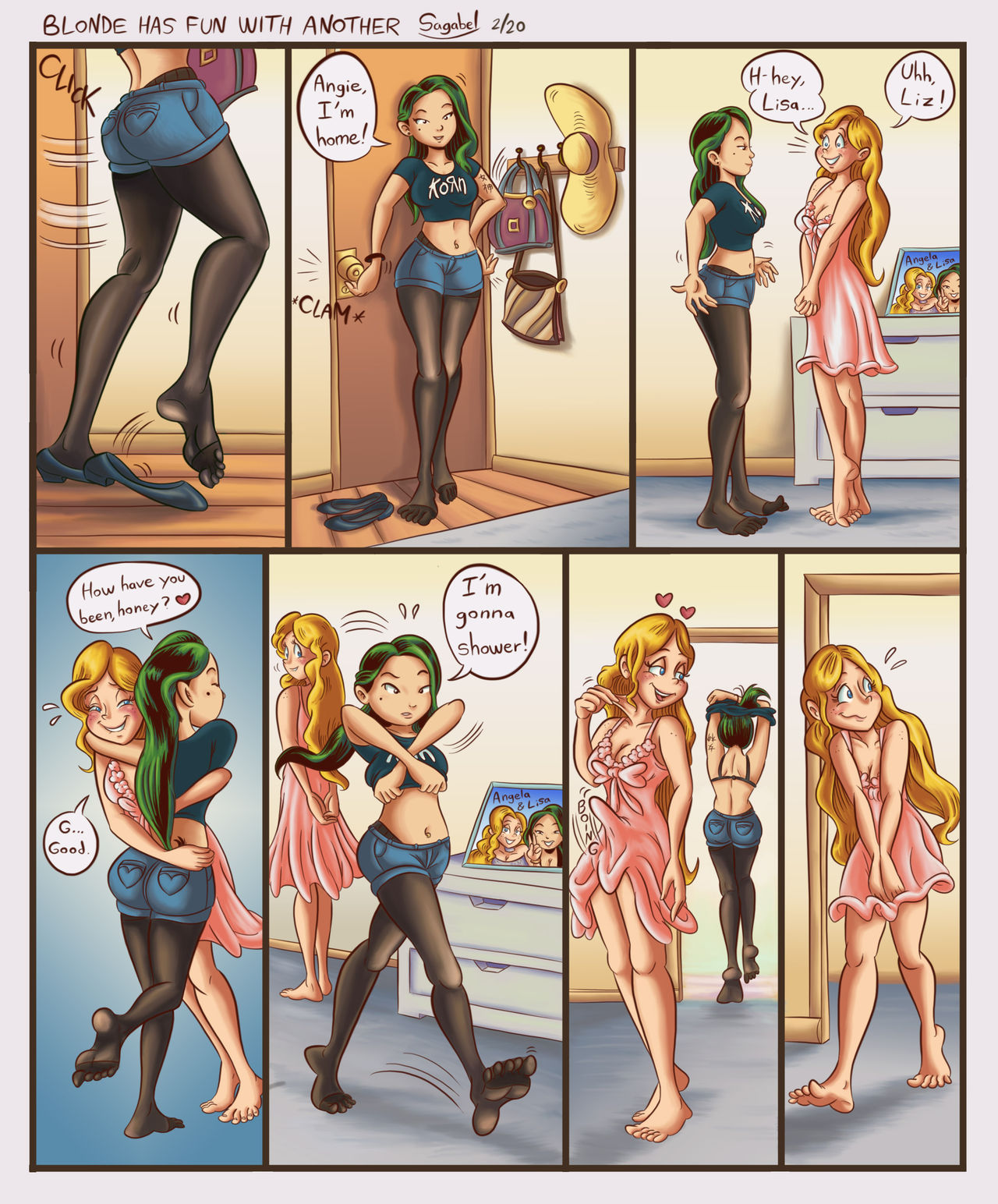 Blonde Beauty page 9 full