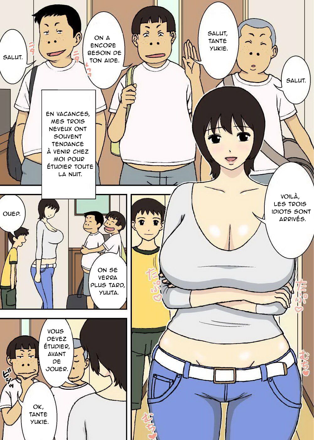 Warugaki to Kyonyuu Mama | Des garçons coquins et une mère aux énormes seins page 3 full