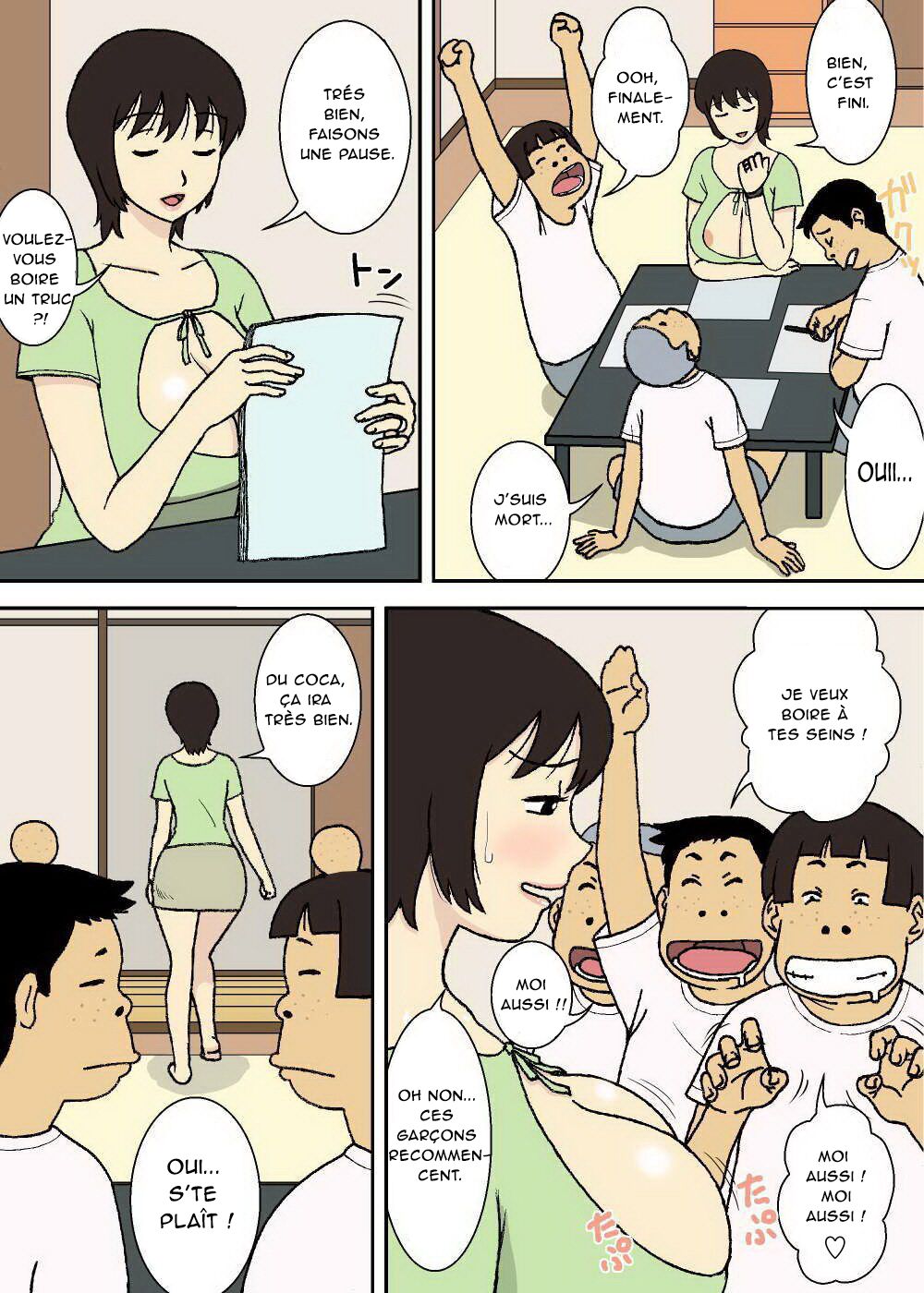 Warugaki to Kyonyuu Mama | Des garçons coquins et une mère aux énormes seins page 8 full