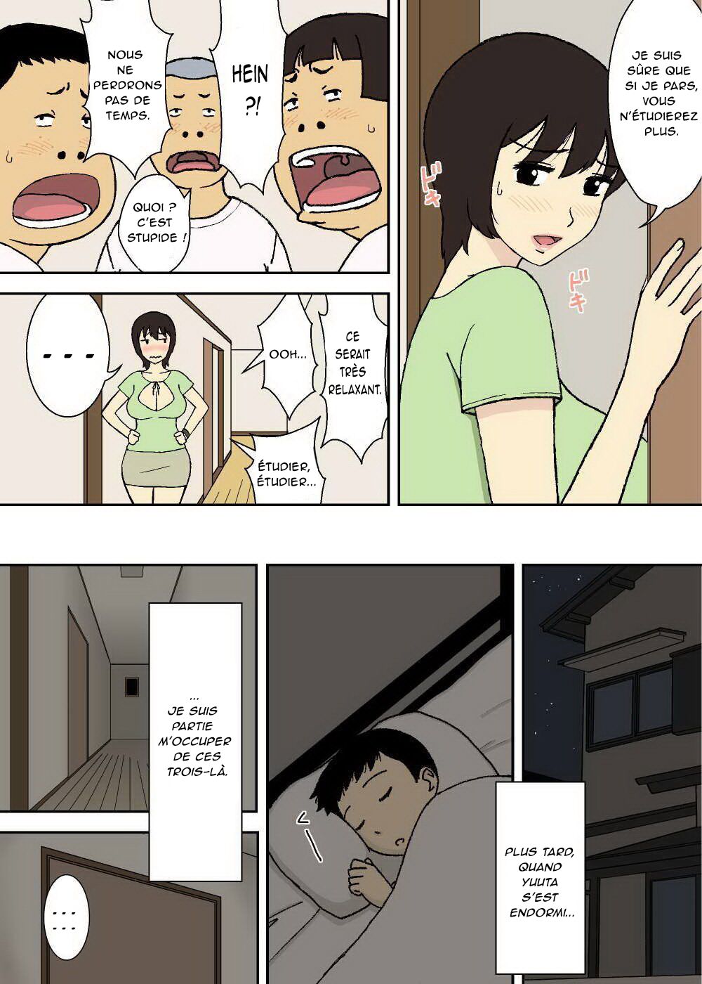 Warugaki to Kyonyuu Mama | Des garçons coquins et une mère aux énormes seins page 9 full